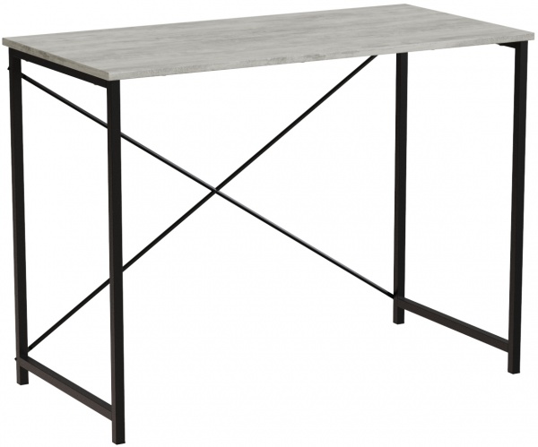 Стіл Line Лайт 1000x500x16 мм урбан лайт/чорний 