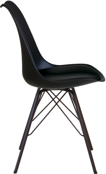 Стул Nowy Styl ASTI 4A BLACK (BOX-2) (CH) K02/ECO-30 черный / черный