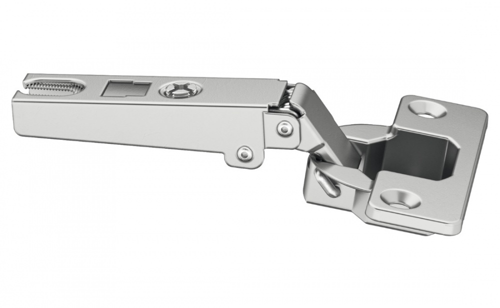 Петля накладная Hafele METALLA 50 A 110° с монтажной планкой 311.90.020 + 311.98.012