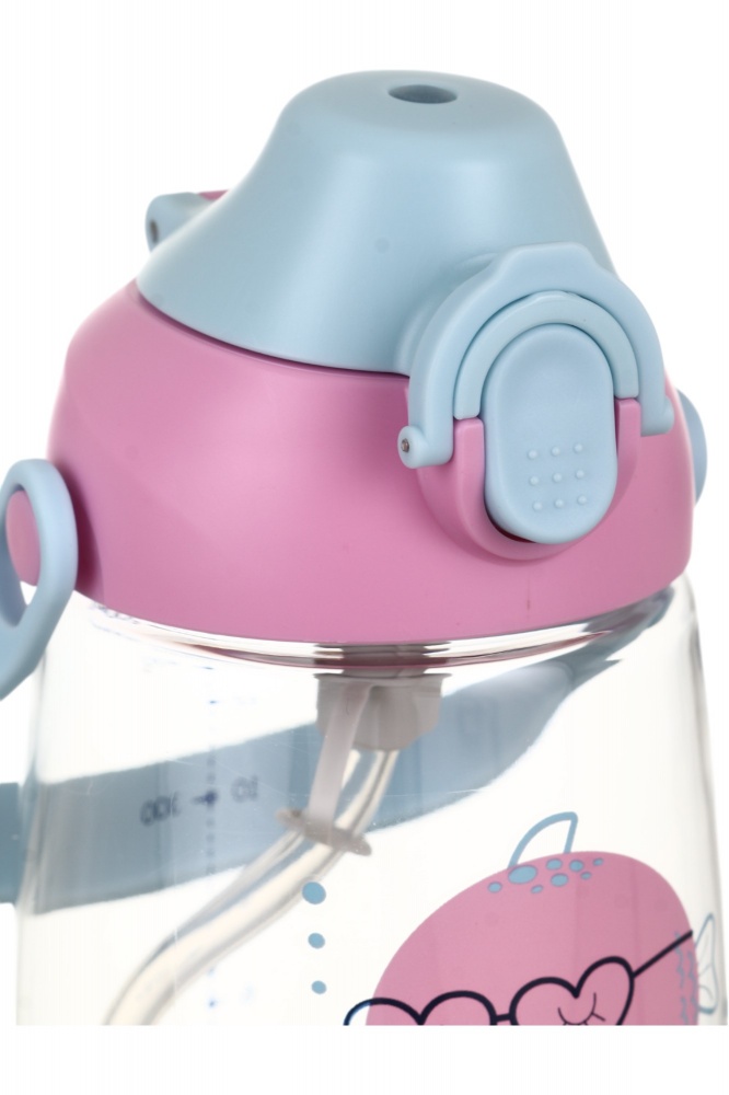 Бутылка для воды Flamberg Premium Bambino 500 мл розовый с белым