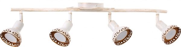 Спот Arte Lamp A5219PL-4WG 4x35 Вт GU10 біло-золотистий Focus 