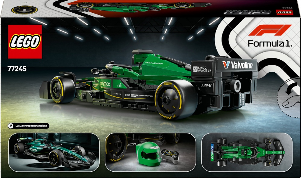 Конструктор LEGO Speed Champions Автомобиль для гонки Aston Martin Aramco F1® AMR24 77245