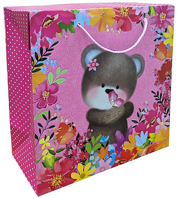 Пакет подарочный бокс 21x21x10 см EBXM Happycom International