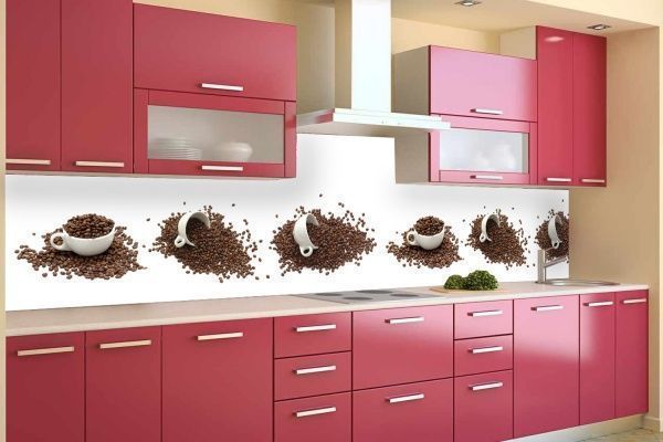 Наклейка на кухонный фартук Zatarga Чашки кофе Z180092 65x250 см