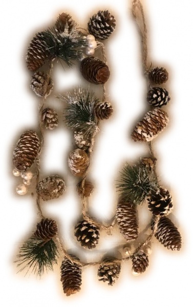 Гірлянда хвойна та шишками EPI-LY175160-XM 1,2 м