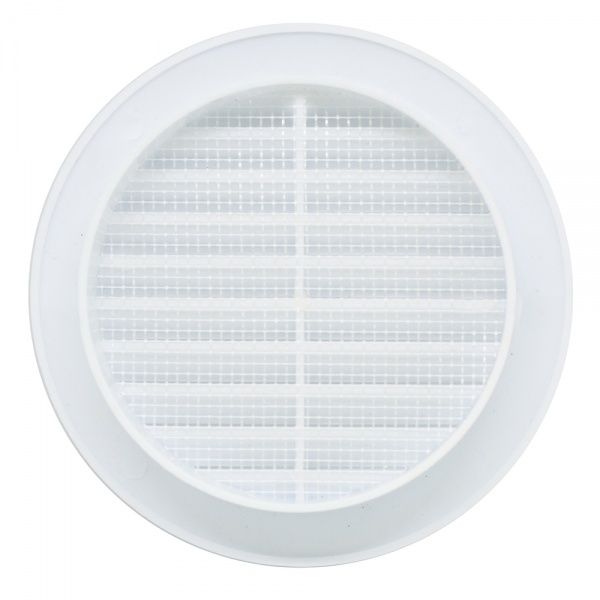 Гратка для вентиляції T-30 100 мм ABC-пластик білий 