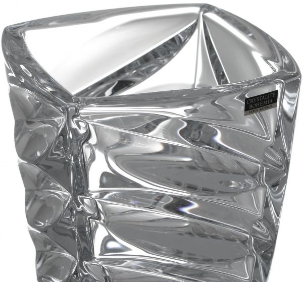 Ваза стеклянная Facet 33 см Bohemia