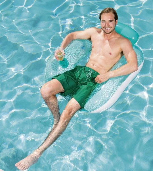 Круг надувной Bestway с подголовником 102х94 см (43097)