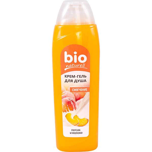 Крем-гель для душа Bion Персик и молоко 500 мл