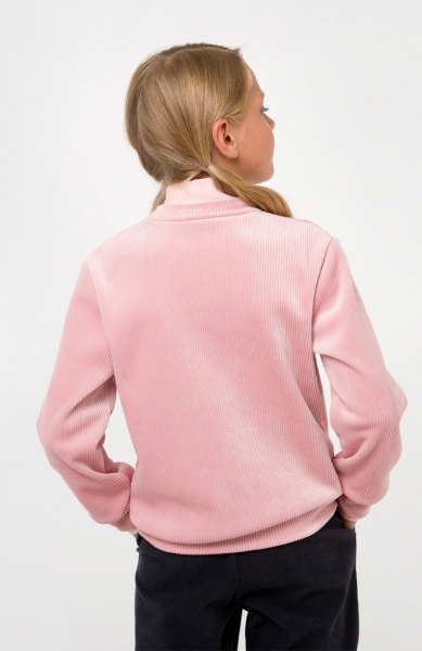 Бомбер для девочки Smil р.140 пудровый 116550 