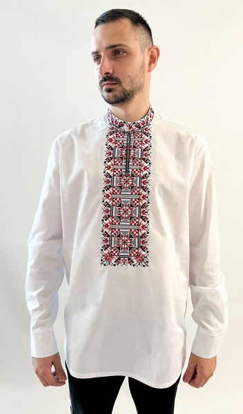 Вишиванка Едельвіка 39-22/09 орнамент червоно-чорний р. M 