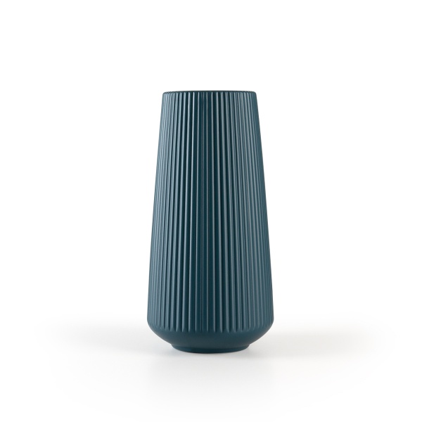 Ваза пластиковая MVM DH-FLOWERS-03 DARK BLUE 30 см 