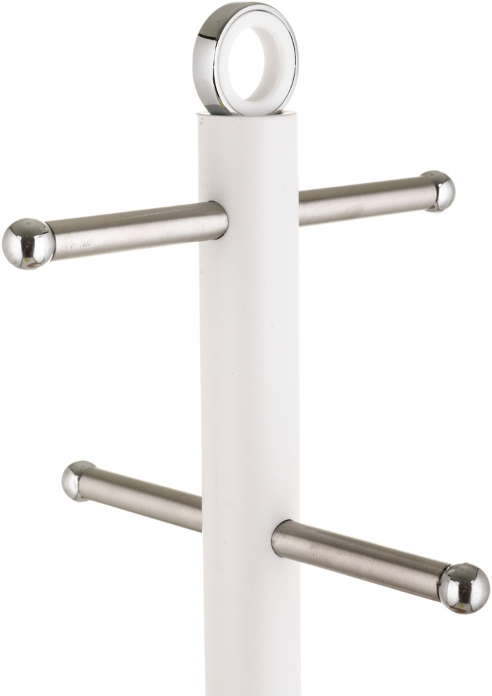 Тримач для чашок Flamberg Premium Retro 15х33,5 см білий PT-1022MB