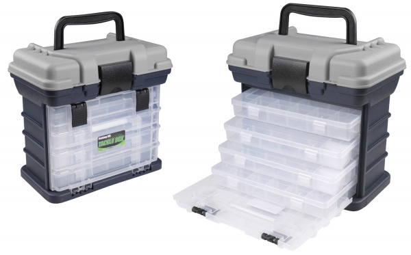 Ящик-органайзер Fishing ROI 814-00-11 з пластиковыми коробками 27x18x26.5 MB9330