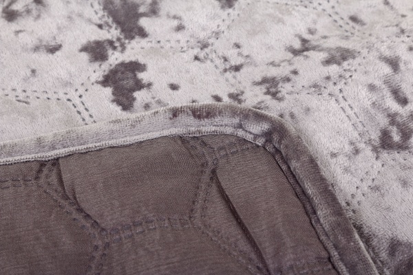 Покрывало Greek Velvet 160x220 см La Nuit антрацит 