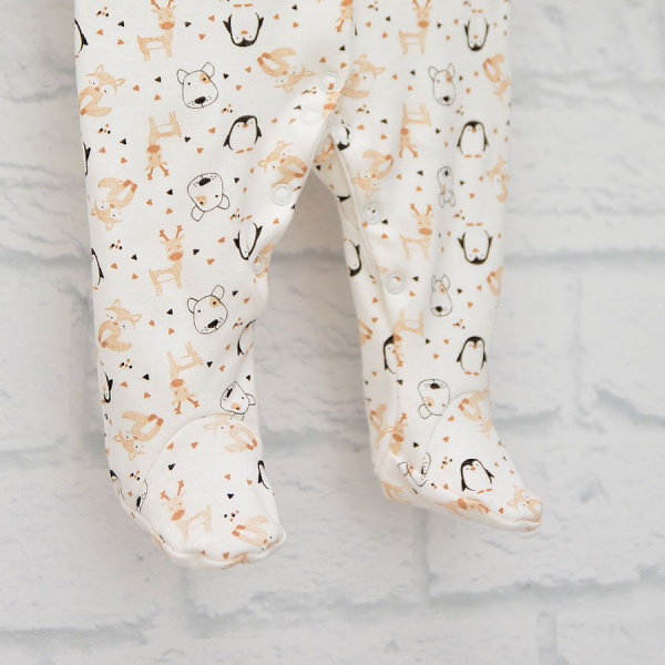 Чоловічок унісекс Blanka Пінгвін р.68 білий 12888 