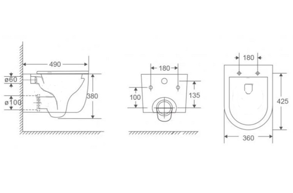 Унітаз підвісний Mixxen Tytan Tornado MXLT0736-Q2