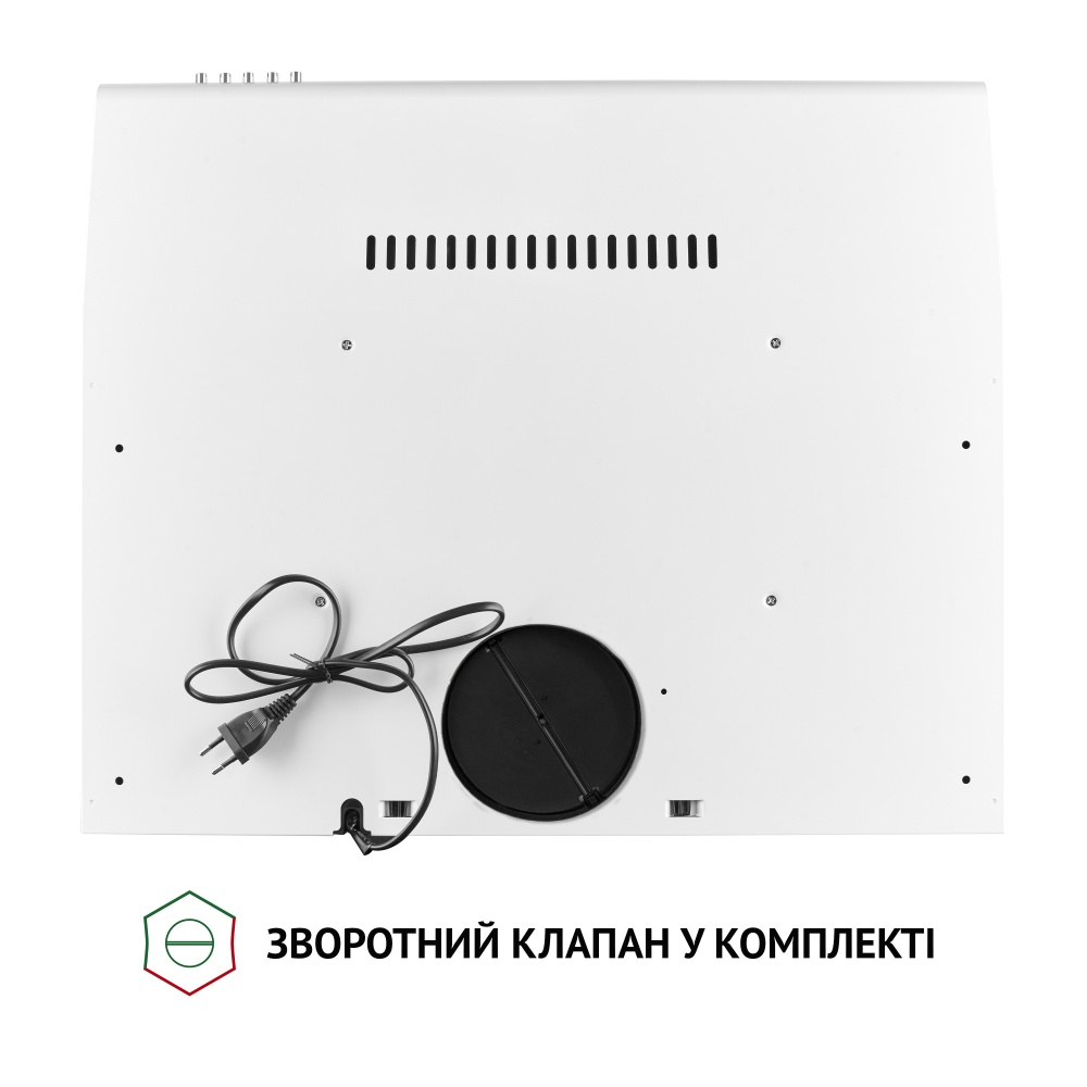 Витяжка Perfelli PL 6144 W LED пласка