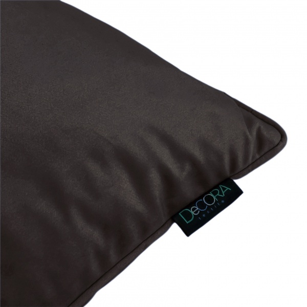 Подушка декоративна VELOUR 50x50 см коричневий Decora textile 
