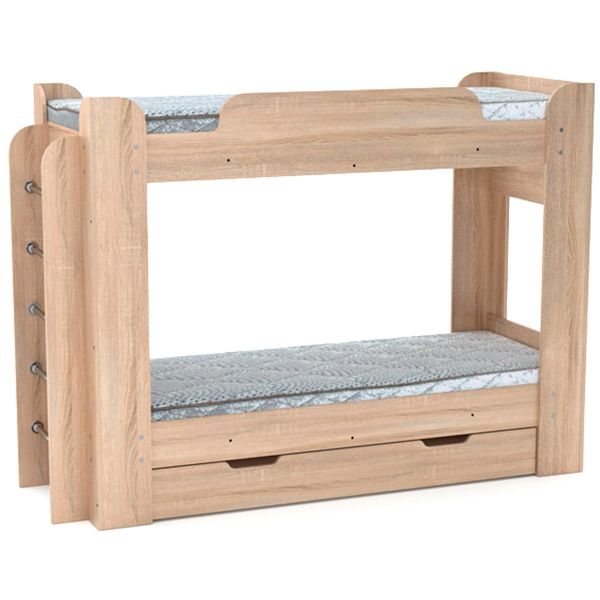 Ліжко Компаніт Твікс 70х190 см дуб сонома