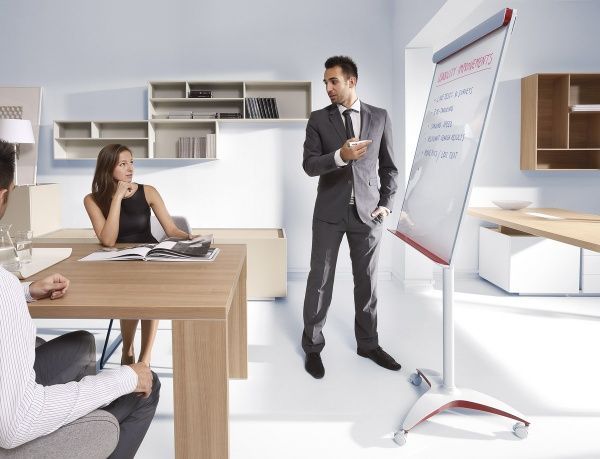 Магнітно-маркерний фліпчарт 2х3 100х70 см Red TF17 