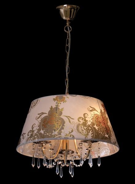 Люстра Arte Lamp Armonico 3x40 Вт E14 біло-золотистий 5008 