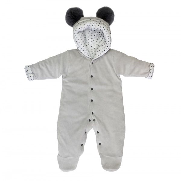 Человечек Lucky tots р.68 серый 1718 