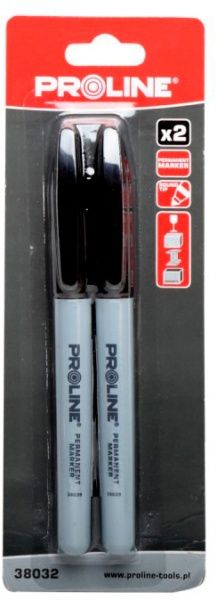 Маркер будівельний тонкий Proline 2 шт. 38032
