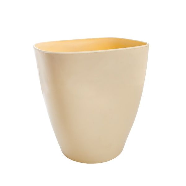 Горщик для орхідей №14 квадратний 2 л екрю 