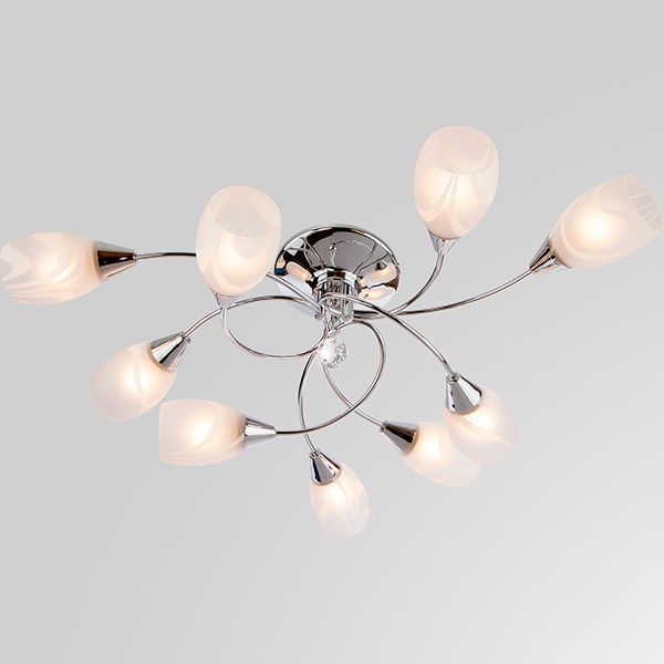 Люстра стельова Strotskis Virginia 2275/9 9x60 Вт E27 хром 