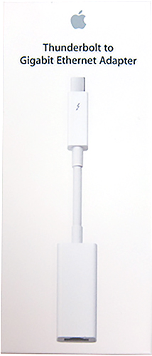 Адаптер Apple Thunderbolt – Gigabit Ethernet білий (MD463ZM/A)  
