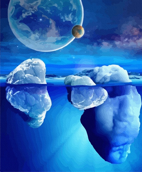 Картина по номерам Загляни в океан 10519-AC 40х50 см ArtCraft 