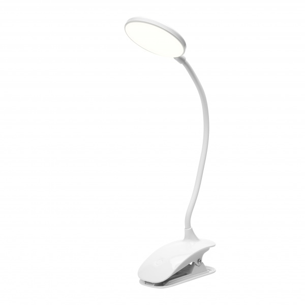 Настольная лампа аккумуляторная LUNA HOME на струбцине 4 Вт белый ALT-853