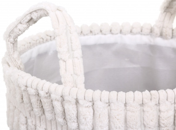 Кошик Velvet L 30х18 см EG92598W білий 