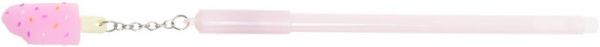 Ручка гелевая Мороженое розовое 