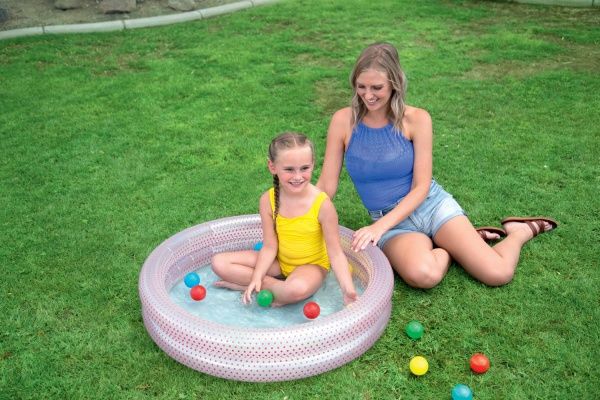Басейн надувний Bestway з м'ячами Play pool 91x20 см колір в асортименті