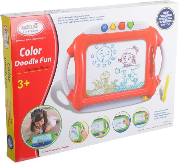 Доска магнитная First Classroom Summer бело-красная HM1311A/wh-rd