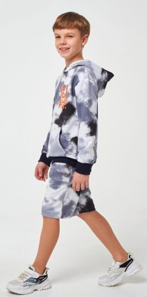 Комплект Smil 2 предмети для хлопчика Малюнок р.140 сірий 117343 