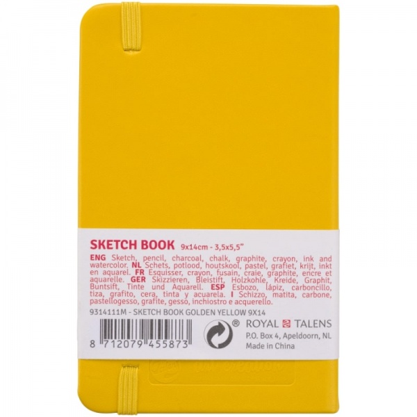 Блокнот для графики Rosa Talent Golden Yellow 9x14 см 9314111M 
