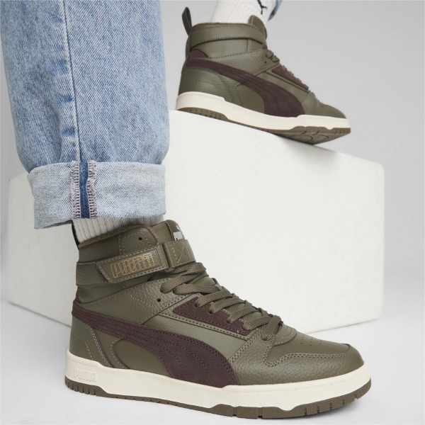 Ботинки Puma RBD GAME WTR DEEP OLIVE-DARK CHOCOLATE-P 38760401 р.44 зеленый
