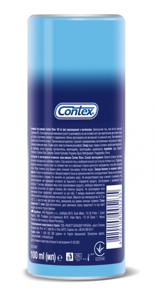 Интимная гель-смазка Contex Wave с пантенолом 100 мл