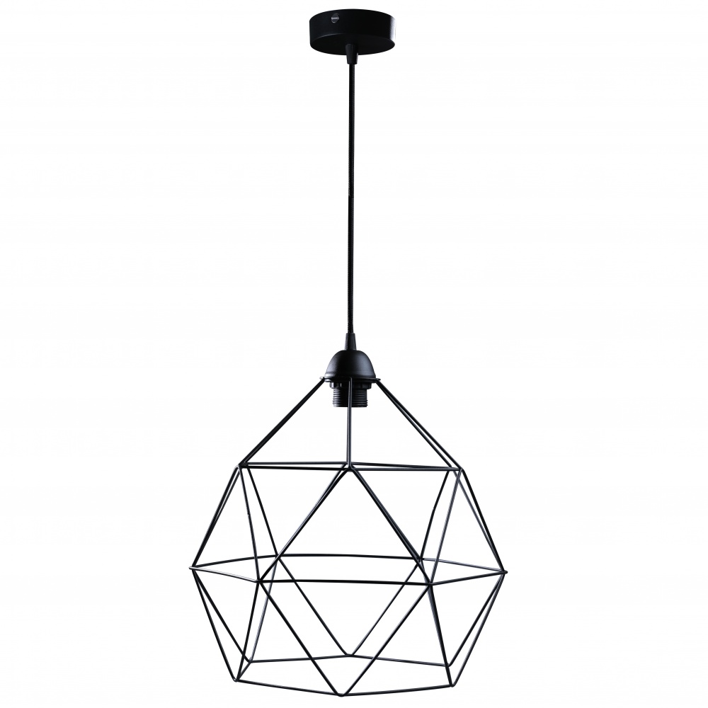 Світильник підвісний LIGHT SET KOSA 3335 1xE27 чорний