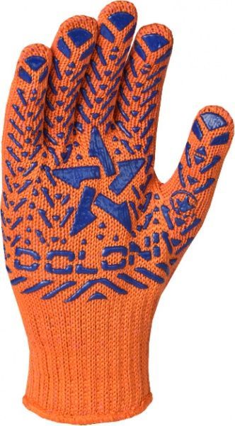 Рукавички Doloni з покриттям ПВХ крапка XL (10) 564