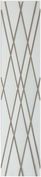 Витражное стекло 810х185 Ромб под фасад МДФ 920x296