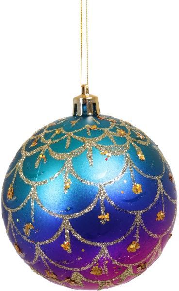 Набір іграшок Павлін d80 мм 6 шт./уп. 