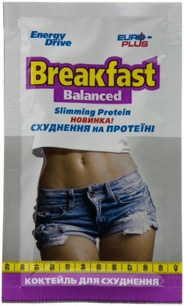 Коктейль для схуднення Euro-Plus Energy Drive Breakfast 