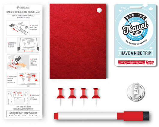 Скретч карта Европы 