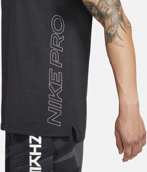 Футболка Nike M NP DF NPC BURNOUT SS TOP 2.0 DD1828-010 р.M чорний