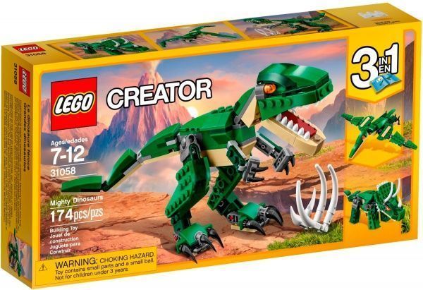 Конструктор LEGO Creator Могутні динозаври 31058