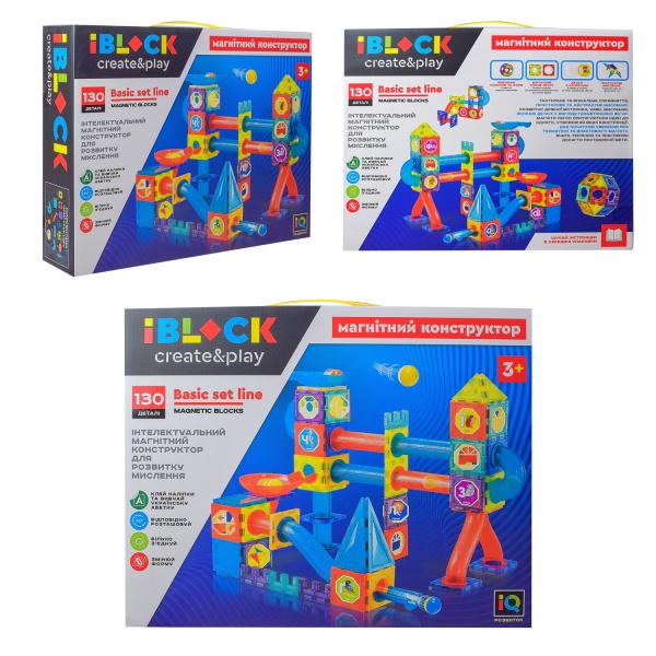 Конструктор магнітний Iblock PL-921-253